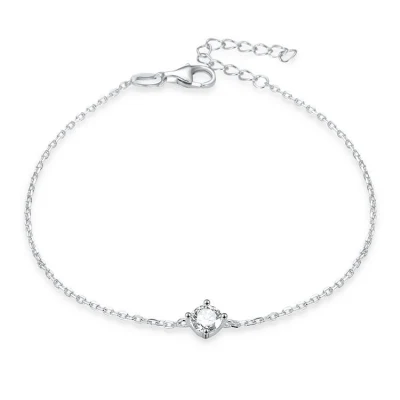 Braccialetti in argento da donna con zirconi cubici in argento sterling 925